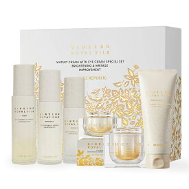 【送料無料】【NATURE REPUBLIC】ネイチャーリパブリック【豪華シルクスキンケア】ジンセンロイヤルシリーズ ／トナー/エマルジョン/エッセンス/クリーム/アイクリーム/ネイチャーリパブリック/美容液・乳液・6年根紅参・ロイヤルゼリエキスー・栄養保湿