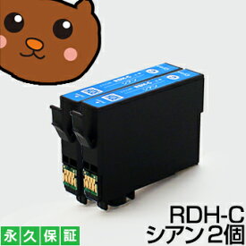 RDH-C シアン 2個 RDH 互換インク【永久保証】互換【インクカートリッジ】EP社【リコーダー】C【あす楽】RDHC PX-048A PX-049A【ネコポス/メール便】PX049A PX048A【ICチップ付/残量表示OK】RDH-C