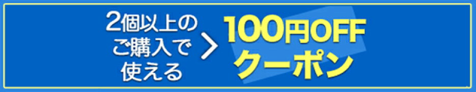 2個以上の購入で使える100円OFFクーポン