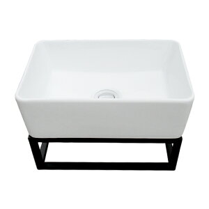 洗面台 お得 壁付け アイアン 陶器 おしゃれ W360×D230×H240 | INK-0502032Hset