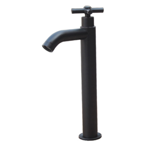 黒い単水栓 水栓金具 単水栓 洗面用 黒 ブラック INK-0302053H