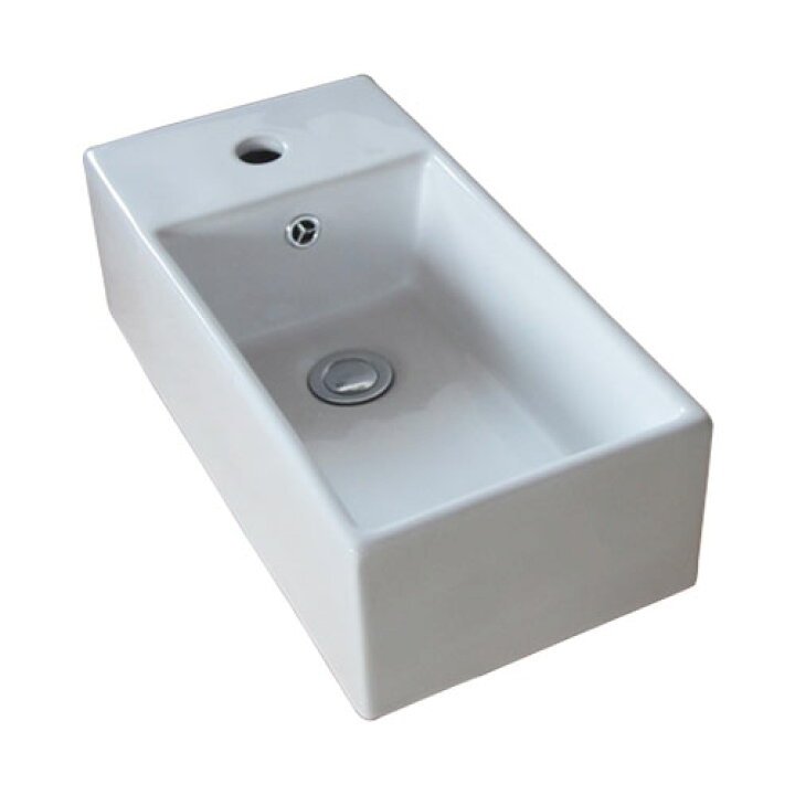 楽天市場 角型手洗器 小さい トイレ用 置き型 オーバーフロー有り W480 D237 H145 品番ink h 株式会社インクコーポレーション