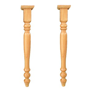 diy テーブル脚 ろくろ脚 洗面化粧台木製足 洗面台パーツ 2本セット ナチュラル H700 INK-0506024H