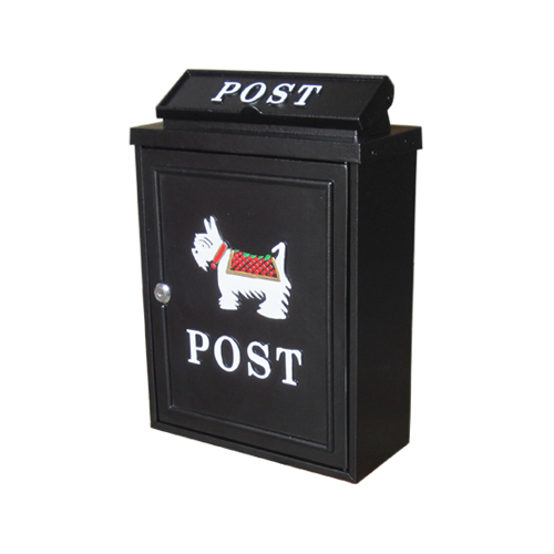 アンティークポスト （アイアンポスト・メールボックス・郵便受け・犬） INK-1501030H：インクコーポレーション店
