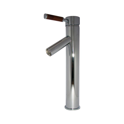 シンプルな混合水栓 蛇口 混合水栓 洗面台用 銀 シルバー Series6-626B