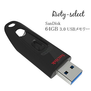64GB SanDisk TfBXN Ultra USB3.0 R:100MB/s ubN SDCZ48-064G COpbP[Wi