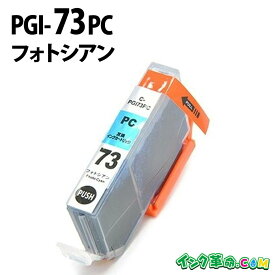 PGI-73PC （フォトシアン） PGI-73 キヤノン[Canon] PIXUS-PRO-10 PIXUS-PRO-10S カートリッジ互換 インク ICチップ 互換インク【インク革命】