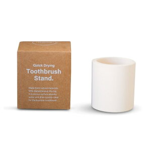 歯ブラシスタンド mana. 歯ブラシスタンド珪藻土 W ワイド 珪藻土製 複数人用 電動歯ブラシ対応サイズ 歯ブラシホルダー 吸水 速乾 防カビ対策 消臭効果 歯磨き 歯ブラシ サスティナブル バス