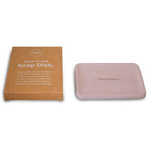 石鹸置き mana. ソープディッシュ珪藻土 珪藻土製 リバーシブル 吸水 速乾 防カビ対策 消臭効果 固形石鹸 石けん スポンジ置き キッチン用具置き アロマストーン サスティナブル キッチン用