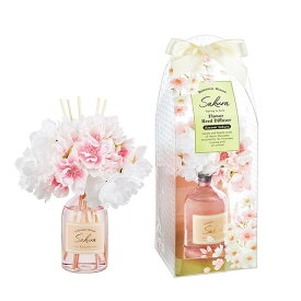 アロマ リードディフューザー サクラCC スティック フレグランス フラワー 桜 造花 ギフト 母の日 贈り物