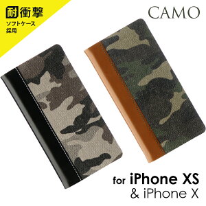 �y2�Z�b�g�z iPhone XS/X �Ή� �J���t���[�W�����t���b�v�P�[�X�uCAMO�v LP-IPSRCF �O���[�� �O���[ ���� ���ʕ� �V���v�� ��l �蒠�^�P�[�X �蒠�^ �u�b�N�^ �J�W���A�� �A�C�t�H�� �A�C�t�H���P
