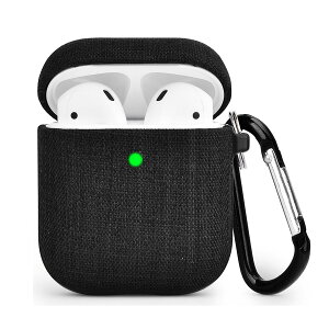 yz AirPods 1/2 Ή P[X Jo[ ANZT  ㉺^Cv ϏՌ h h~ CX[d t@ubN TPUf Vv  ubN