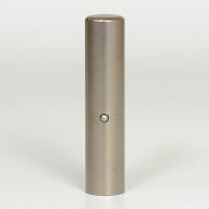 【即日発送】【無料校正確認】チタン印鑑 銀行印 13.5mm 【高級チタン印鑑(純度99.6%)】【あたり付選択可…