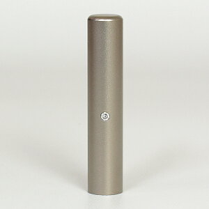 【即日発送(16時まで)】チタンはんこ 実印 12mm 【高級ジュエリーチタン印鑑(純度99.6%)】【スワロフスキー(クリスタル)あたり付】【女性実印】 【手彫り手仕上げ印鑑】【はんこサイズ:12.0ミ