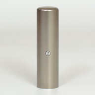 【即日発送】【無料校正確認】チタン印鑑 実印 16.5mm 【高級ジュエリーチタン印鑑(純度99.6%)】【スワロ…