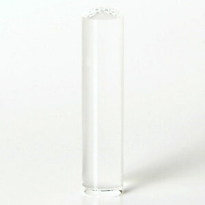 印鑑 実印 水晶 【高級クリスタル印鑑】【翌日発送】【送料無料】【手彫り手仕上げ印鑑】【男性実印/女性実印】【はんこサイズ:13.5mm(ミリ)】【おしゃれ】【売れ筋商品】【水晶/クリスタ