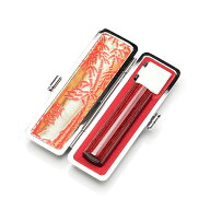 個人印鑑[手彫り仕上げ]・アグニ(アタリ有無選択可能)・13.5mm＋もみ皮ケース/実印(13.5mm):ケース(6色)…