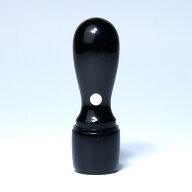 法人印鑑・銀行印[職人彫り]・黒水牛特上・丸天丸・印面直径約16.5mm×長さ約60mm・ケース別売り