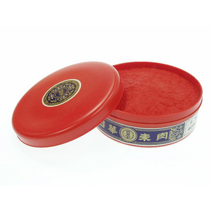 楽天市場】高級朱肉・日華朱肉書画用（赤）400g・盤面104mm／外寸113丸 