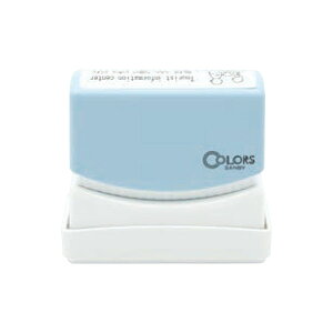 �T���r�[�E�N�C�b�N�X�^���p�[COLORS1752��[�ʐ��i]�E��ʃT�C�Y17x52mm�E�{�̐F�F�u���[�E�C���N�F�F6�F���I��[SANBY�EQUICK STAMPER�EQA-1752ABU]