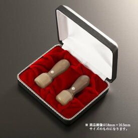 【送料無料】法人印鑑 クラッシー牛角純白ラグゼセット | 代表者印(丸天丸21mm):銀行印(丸天丸21mm):クラッシーケース（2本用） 法人用 社判 社印 判子 いんかん はんこ ハンコ 会社設立 仕事 登記 開業 起業