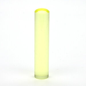 カラーグラスのいろどりはんこ/女性に人気/ クリアイエローアタリ無し/12mm/ケース別売 個人いんかん はんこ ハンコ 判子 就職祝い ギフト 祝い プレゼント 贈りもの 女性 男性 子供