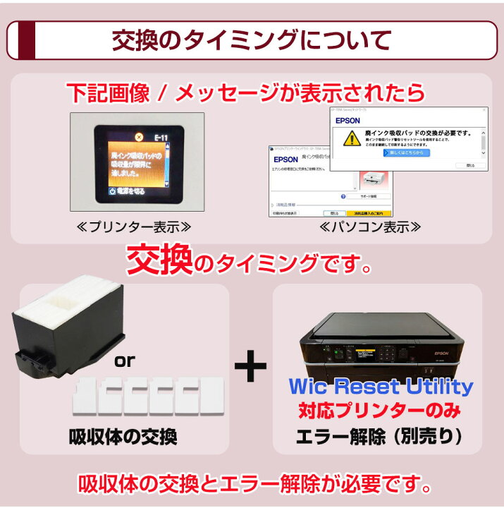 楽天市場】交換用廃インクパッド お得セット XP700 ボックスタイプ+  
