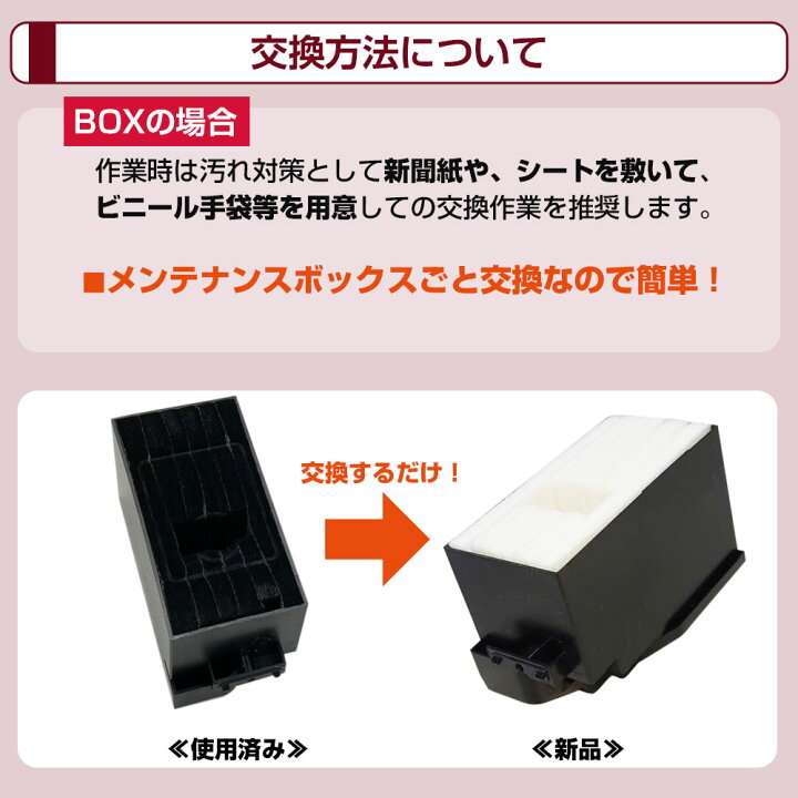 楽天市場】交換用廃インクパッド お得セット XP700 ボックスタイプ+ 