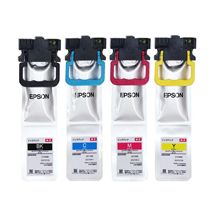 楽天市場】IP11 純正インクパック セットアップ用 エプソン 4色セット 