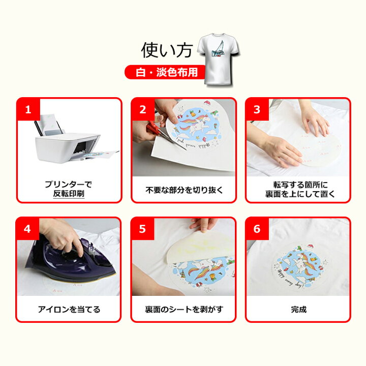 楽天市場】BBEST アイロンプリントシート ペーパー (白・淡色布用) 半 