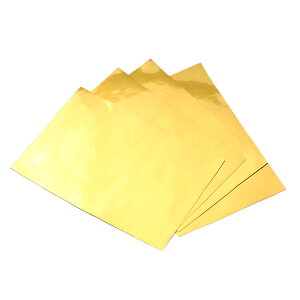 ラベルシール はがきサイズ ( 100×148mm ) 20枚 水性インクジェット対応 強粘着 光沢 オリジナル ステッカー シール ハンドメイド 工作 DIY ギフト ラッピング 家庭用 業務用 ゴールド シルバー BB