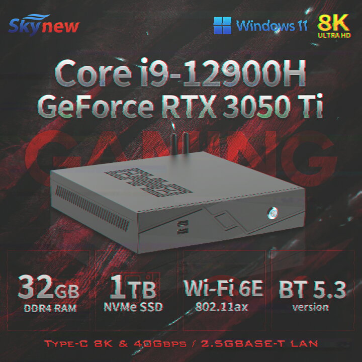 楽天市場】小型 ゲーミングPC 【 Intel Core i9-12900H/ 32GB DDR4 RAM 