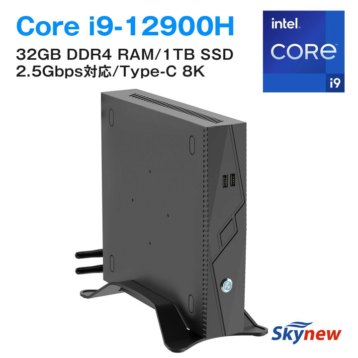 Kinhank Mini PC KP100、小型 PC 16GB DDR5+512GB SSD、Windows 11 レトロゲームコ