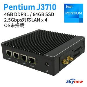 �t�@�����X �Ɩ��p �~�jpc �y Intel Pentium J3710 / ������ 4GB DDR3L / 64GB SSD / OS�Ȃ� �z �����d�� ���� �É� ���^ ���^�p�\�R�� �~�j�p�\�R�� minipc �f�X�N�g�b�vpc �{�� �g�� �Y�Ɨp �H�Ɨp Skynew IN-1