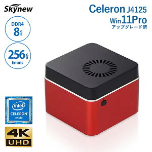 ~jPC windows11 fXNgbvPC 4KΉ Celeron J4125/8GB DDR4/256GB SSD/Win11 fXNgbv ^PC ^p\R M1T+ RED p\R Vi RpNgpc fXNgbvp\R ^ ݑΖ e[N Skynew