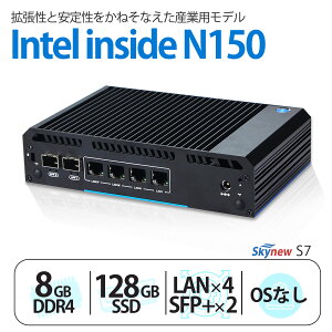 �t�@�����X �Ɩ��p �~�jpc �y Intel N150 8GB DDR4 / 128GB SSD / OS�Ȃ� �z ���^ �É� �y�� �ȓd�� ���S ���ϋv �����^�p �����^�� IoT �{�b�N�X�^ �R���p�N�g �ȃX�y�[�X �Y�Ɨp �H�Ɨp Skynew S7
