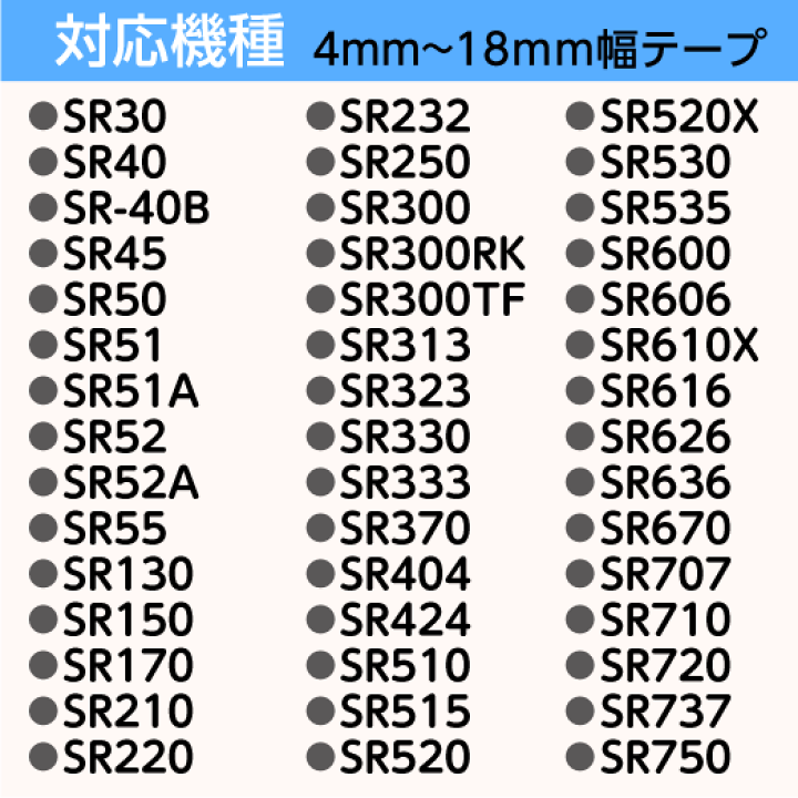 楽天市場】キングジム テプラPRO用 互換テープカートリッジ 幅4mm・6mm