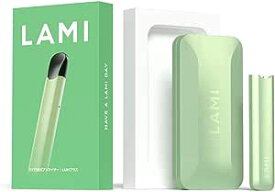 【LAMI プラス スターターキット】LAMI電子タバコ（本体）＋フレーバーカートリッジ セット LAMI 電子タバコ 交換用フレーバー カートリッジ 天然植物の気 フルーツの気 シーシャ VAPE POD式 充電式 ニコチン0 リキッド フレバー メンソール フルーツ 禁煙 ラミ 正規品