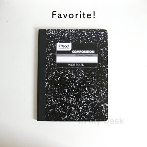 AJAymeadzblack marble composition book, y~[hz@}[u m[g R|WVEubN, AJ m[g, ubN [֔