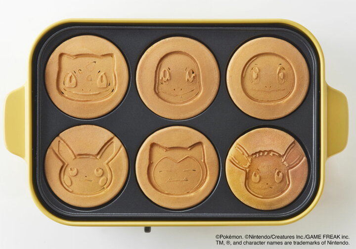 楽天市場】BRUNO ポケモン コンパクトホットプレート BOE118-YE 