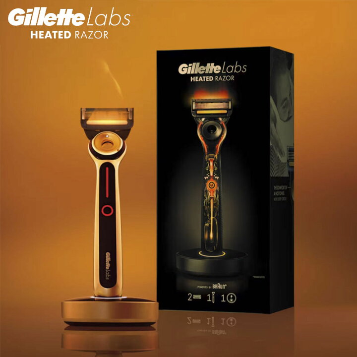 楽天市場】ジレット Gillette Labs ヒーテッドレーザー 髭剃り 