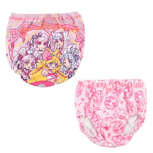 ショーツ キッズ 豪華版 キミとアイドルプリキュア 36730 36731 プリキュアオールスターズ 36732 2枚組 プリキュア 女の子 子供 キャラクター 女児 2枚セット 下着 肌着 プレミアム(06834)