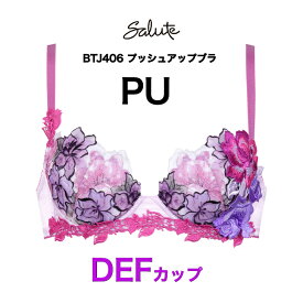 ワコール wacoal サルート salute BTJ406 06グループ ブラジャー 3/4カップ Pアップ プッシュアップブラ DEFカップ