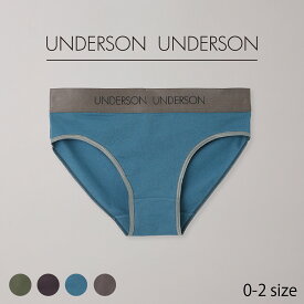 UNDERSON UNDERSON レギュラービキニショーツ | ショーツ 下着 ビキニ 和紙素材 通気性 快適 シンプル ロゴ アンダーソンアンダーソン UUWGG239154 UUWGG234154