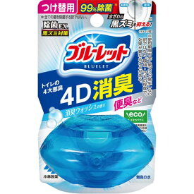 小林製薬 液体ブルーレットおくだけ除菌EX4D消臭つけ替用　消臭ウォッシュの香り 67ml