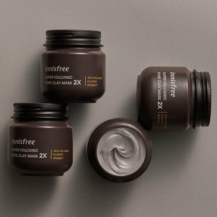 イニスフリー Innisfree 2x クレイマスク スーパー パック ポア ヴォルカニック 毛穴ケア 毛穴パック 洗い流すパック 洗顔 韓国 韓国コスメ Sale 63 Off パック