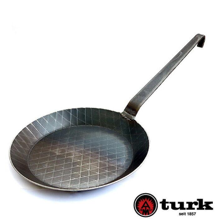 楽天市場】[turk/ターク]鉄製フライパン 28cm ロースト用/POTブラシ  