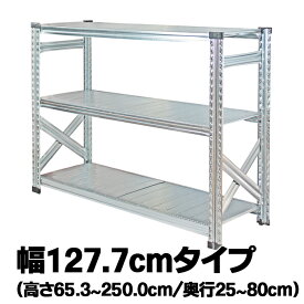 メタルシステム【幅127.7cmシリーズ】SUPER123【METALSISTEM スチールラック 棚 ラック 収納棚 メタルラック おしゃれ 組立簡単 スチール棚 業務用 陳列棚 オフィス家具 メタルシェルフ 店舗什器】