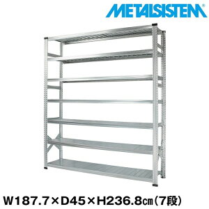 ���^���V�X�e�� ��187.7x����236.8x���s45.0(cm) 7�i �yMETALSISTEM �X�`�[�����b�N �I ���b�N ���[�I ���^�����b�N ������� �g���ȒP �X�`�[���I �Ɩ��p ��I �I�t�B�X�Ƌ� ���^���V�F���t �X�܏Y