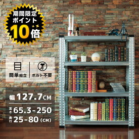 メタルシステム【幅127.7cmシリーズ】SUPER123【METALSISTEM スチールラック 棚 ラック 収納棚 メタルラック おしゃれ 組立簡単 スチール棚 業務用 陳列棚 オフィス家具 メタルシェルフ 店舗什器】
